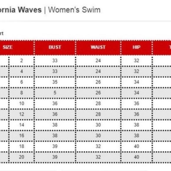 California Waves Push up Flounce Bikini Bandeau Swim Top Size M NWT - Picture 12 of 12